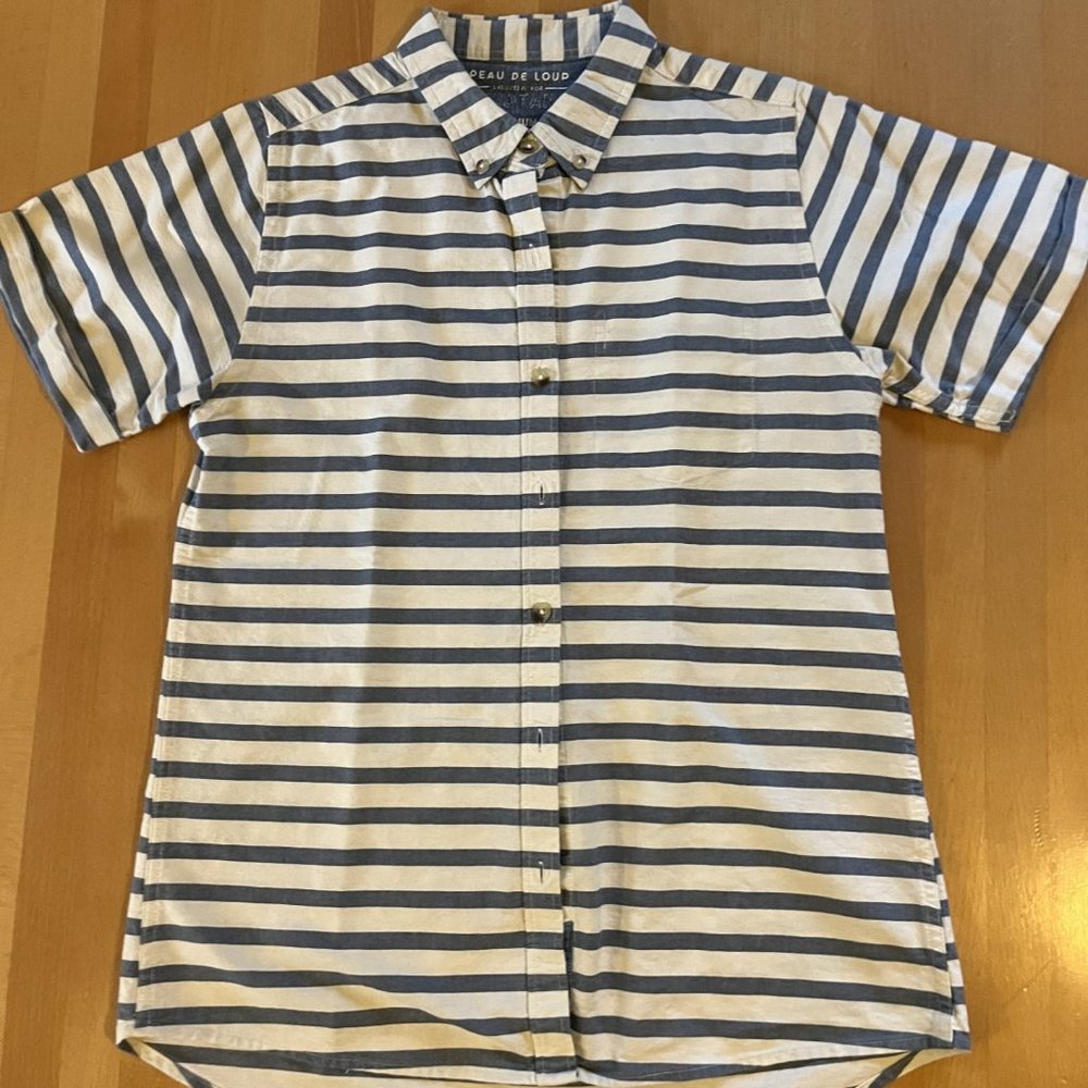 Peau De Loup x Wild Fang Stripe Shirt Medium